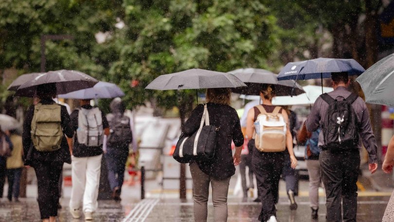 Brisbane could experience a shower or two in the evening. Picture: NewsWire / Sarah Marshall