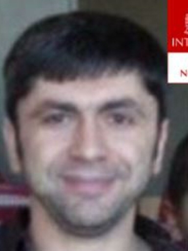 Australian-Russian man Abdulzagir Medjidov is wanted by Russian police over attempted murder allegations. Picture: Supplied / Interpol