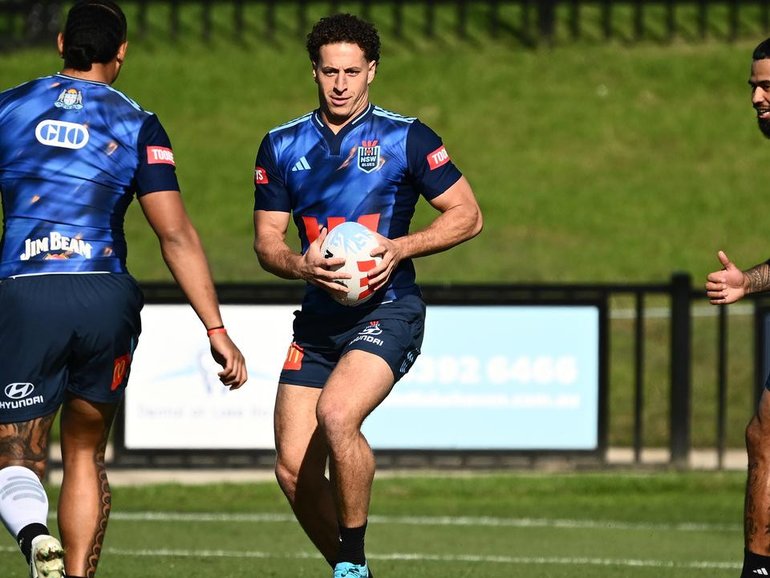 The versatile Mark Nawaqanitawase will make his State of Origin debut for NSW in Melbourne. (Dan Himbrechts/AAP PHOTOS)