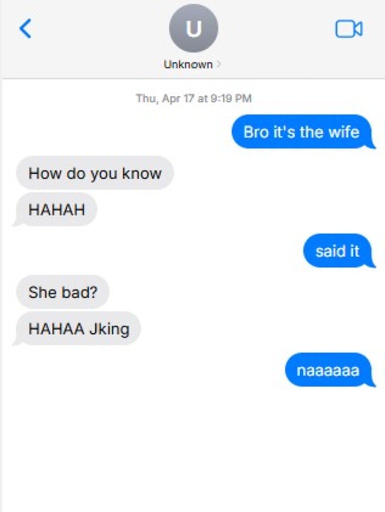 Anthony Wong allegedly sent a message to an associate saying ‘Bro it’s the wife’ before Ms Tran’s alleged murder. Picture: Supplied.