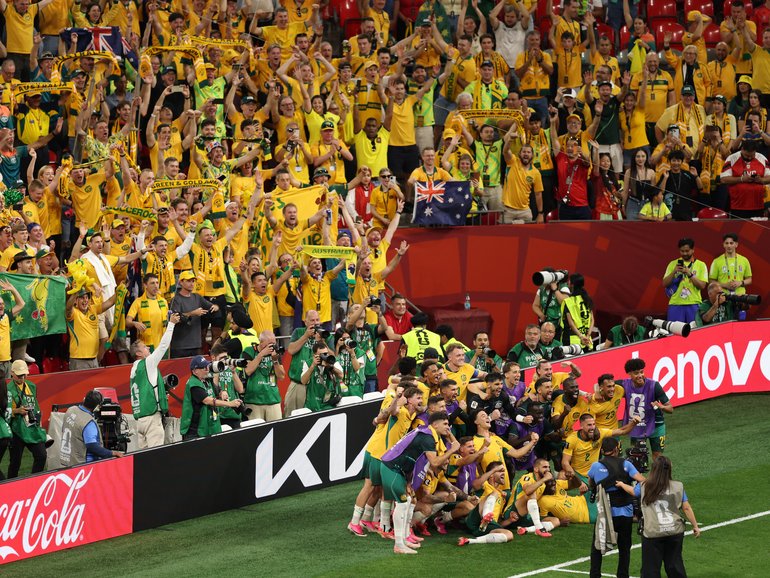 Australia have beaten Turkiye.