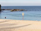All of Sydney's eastern beaches were closed on Sunday after a shark attack at Coogee. (Nadir Kinani/AAP PHOTOS)