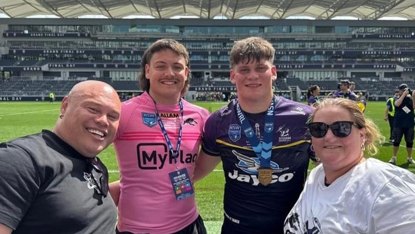 Cooper Clarke has paid tribute to his brother for helping him lose nearly 5kg to ensure he made it in the NRL. Instagram