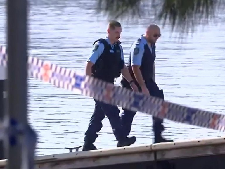 A man and young girl were found in the Parramatta River on Saturday. Supplied