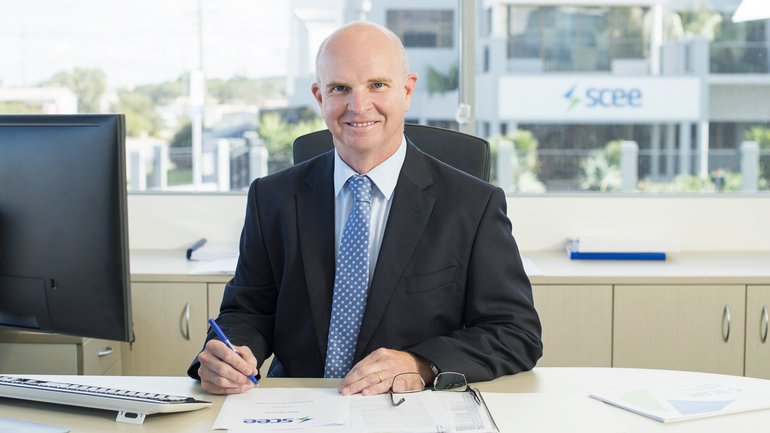 Southern Cross Electrical Engineering chief executive Graeme Dunn.