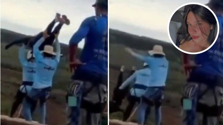 A chilling social media post shared by Maria Eduarda Rodrigues de Freitas just hours before she plunged 40 metres to her death from a bridge has resurfaced as authorities arrest three men.