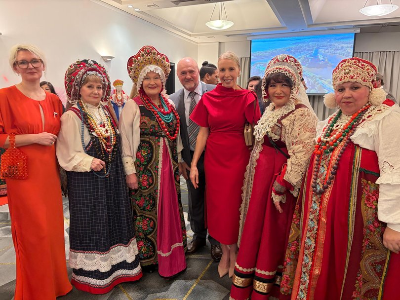 Russian Embassy National Day celebrations in Canberra on June 12, 2026. Picture: Andrew Greene