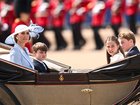 Members of the anti-monarchy group, Republic, jeered as Princess Kate, Prince George, Princess Charlotte and Prince Louis travelled down The Mall during the procession for King Charles’ official birthday.