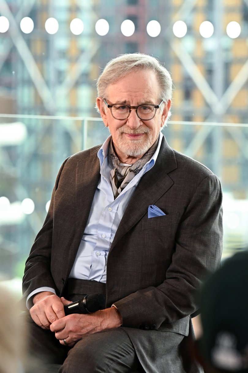 Steven Spielberg in London this month.