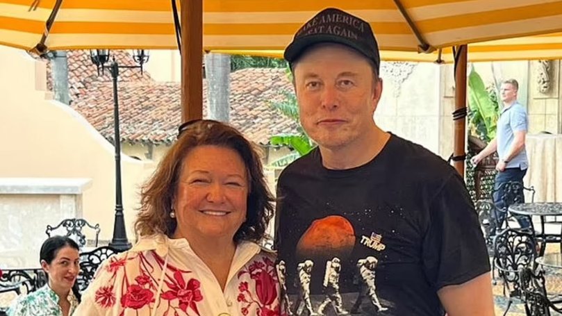 Gina Rinehart has emerged as a billion-dollar investor in Elon Musk’s huge SpaceX share market float.
