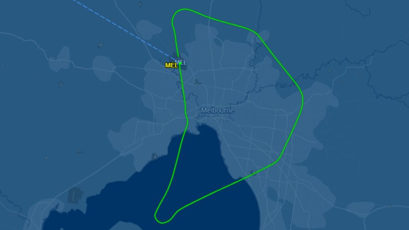 Flight VA697 was forced to make an emergency landing 44 minutes after take off.