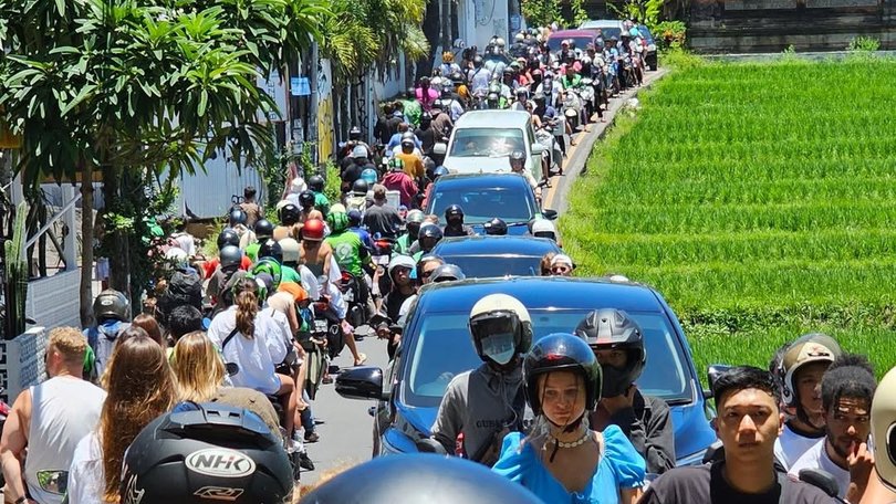 In Canggu, a 5km journey that would normally take 10 to 15 minutes is ending up taking more than an hour this June.