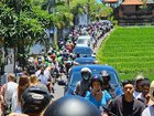 In Canggu, a 5km journey that would normally take 10 to 15 minutes is ending up taking more than an hour this June.