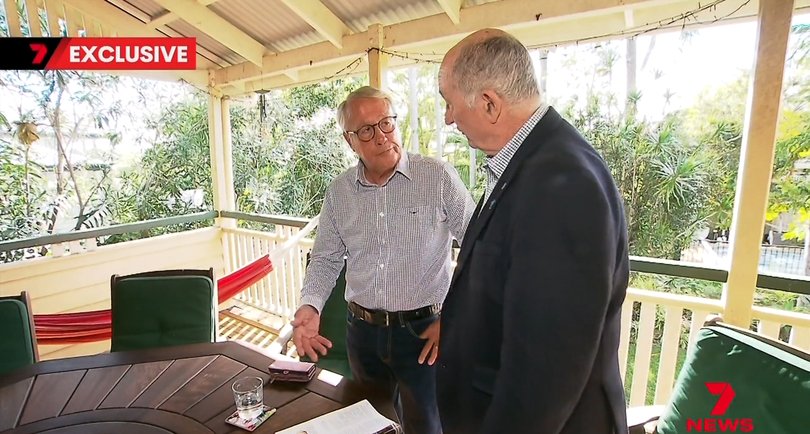 Wayne Swan and Professor Peter Heathcote.