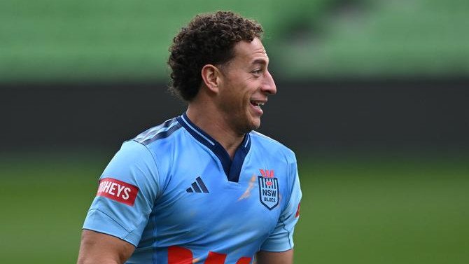 Mark Nawaqanitawase has added a new, spicy element to NSW's backline for Origin II. (James Ross/AAP PHOTOS)
