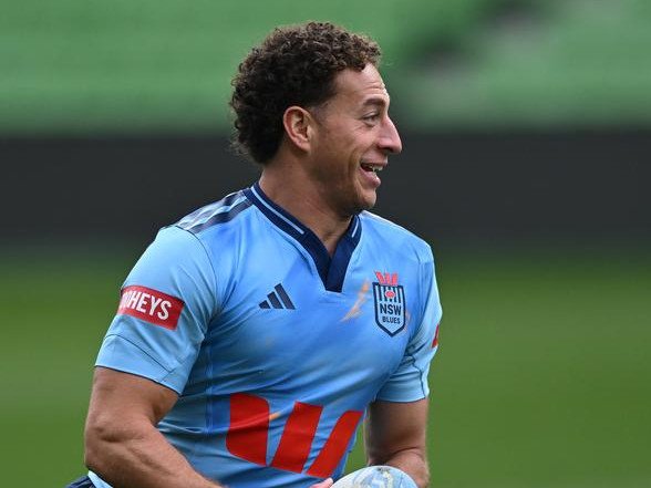 Mark Nawaqanitawase has added a new, spicy element to NSW's backline for Origin II. (James Ross/AAP PHOTOS)