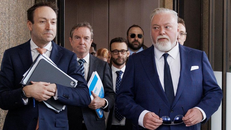Kyle Sandilands (right) will pursue ‘independent’ media opportunities following his settlement out of court. Picture: NewsWire / Nikki Short