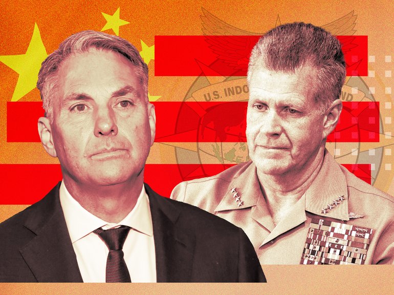 Australian Defence Minister Richard Marles and US Admiral Admiral Samuel Paparo have both raised concerns over China’s military build-up in the Pacific.