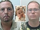 Jamie Varley, left, has been found guilty of the sexual abuse and murder of a 13-month-old baby boy he was in the process of adopting with his partner, John McGowan-Fazakerley, right. 