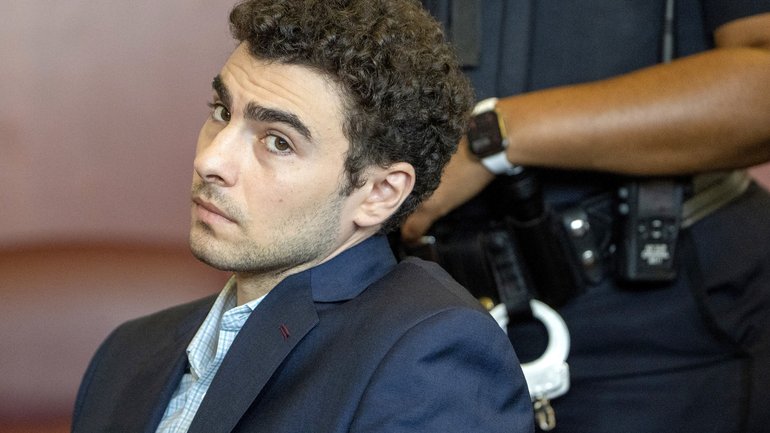 Luigi Mangione during a pretrial hearing at New York State Supreme Court in New York, US, on Monday, May 18, 2026. 