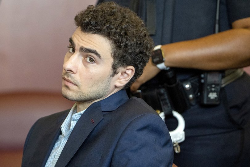 Luigi Mangione during a pretrial hearing at New York State Supreme Court in New York, US, on Monday, May 18, 2026. 