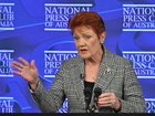 One Nation leader Pauline Hanson addressed the National Press Club for the first time on Wednesday. (Mick Tsikas/AAP PHOTOS)