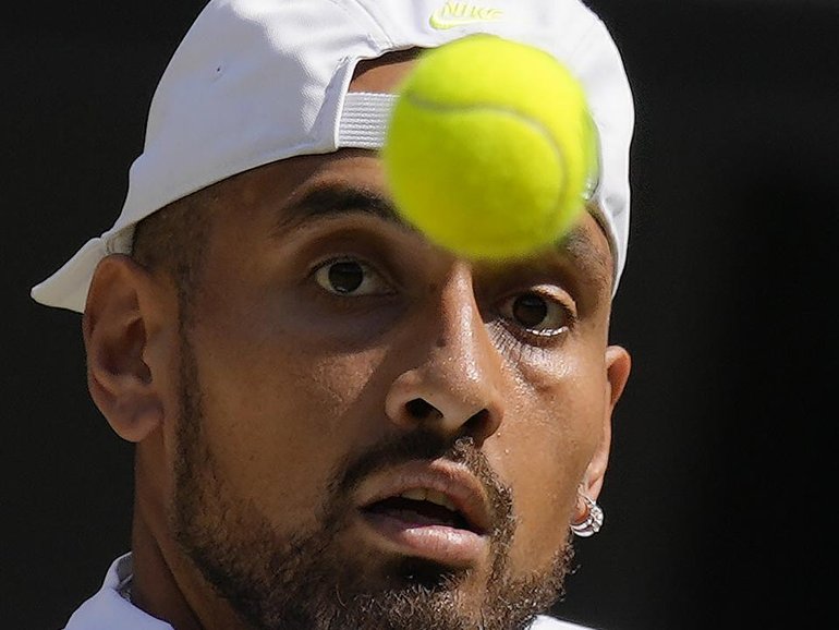 Nick Kyrgios has been overlooked for the final singles wildcards at Wimbledon. (AP PHOTO)