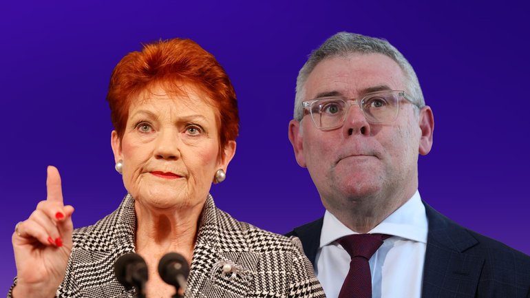 Hanson under fire as Watt blasts divisive agenda.