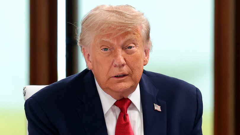 Donald Trump at the G7 summit in France.