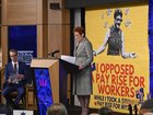 Pauline Hanson’s Press Club address was interrupted by a boneheaded protest by activist group GetUp! 