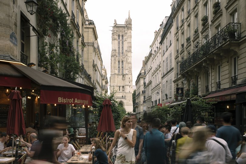 The 16th-century St. Jacques Tower in Paris.