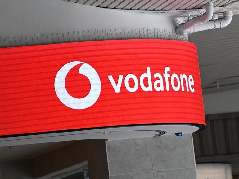 Vodafone says its service is back online after going down during the morning. 