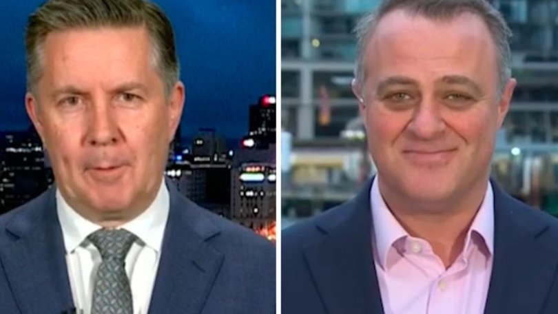 Health Minister Mark Butler and Tim Wilson on Sunrise.