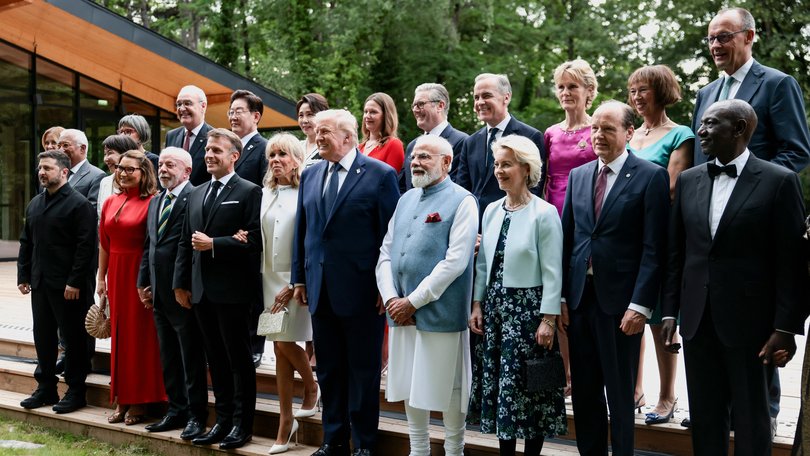 World leaders at the G7 Summit.
