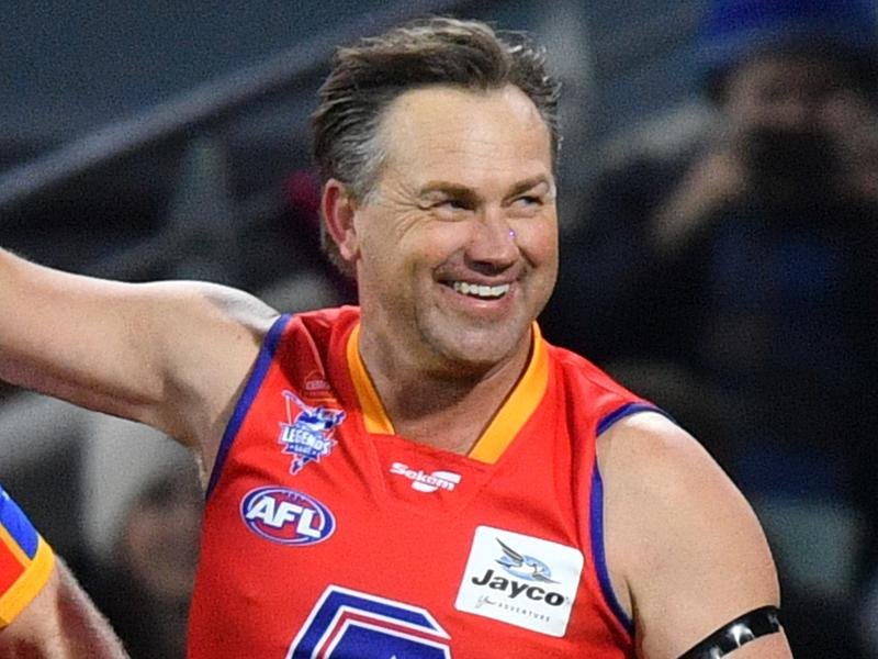 AFL great Tony Modra remains in a critical condition with head injuries. (David Mariuz/AAP PHOTOS)