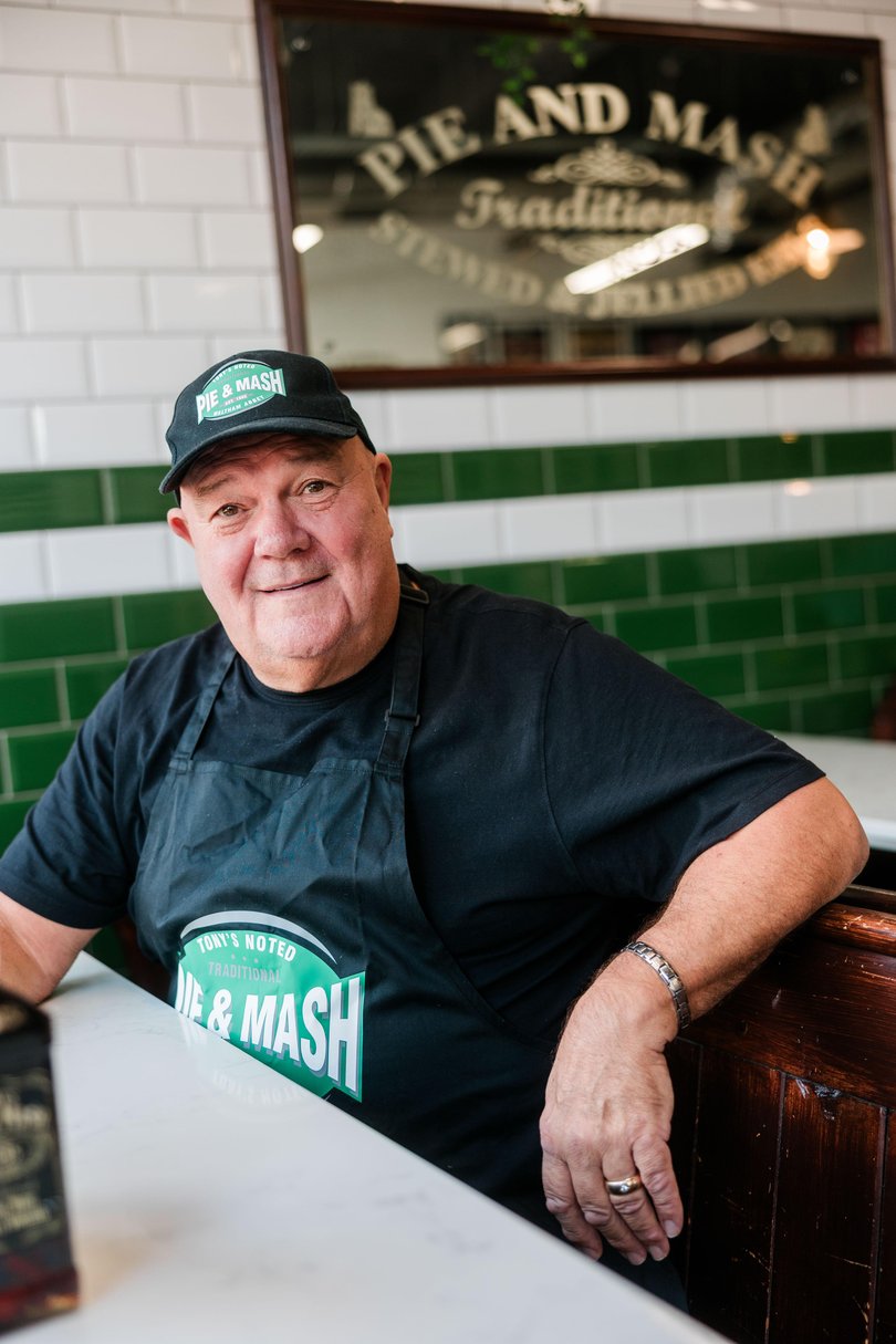 Tony Lane believes David Beckham is the reason for pie and mash's higher demand. 