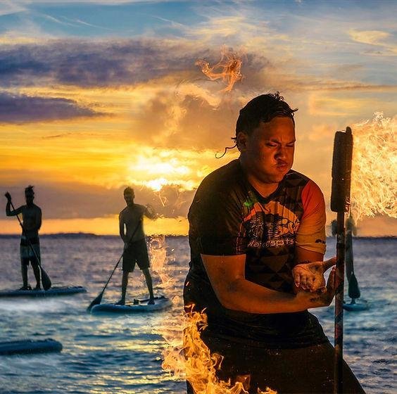 Fire on Water Night Paddle Tour