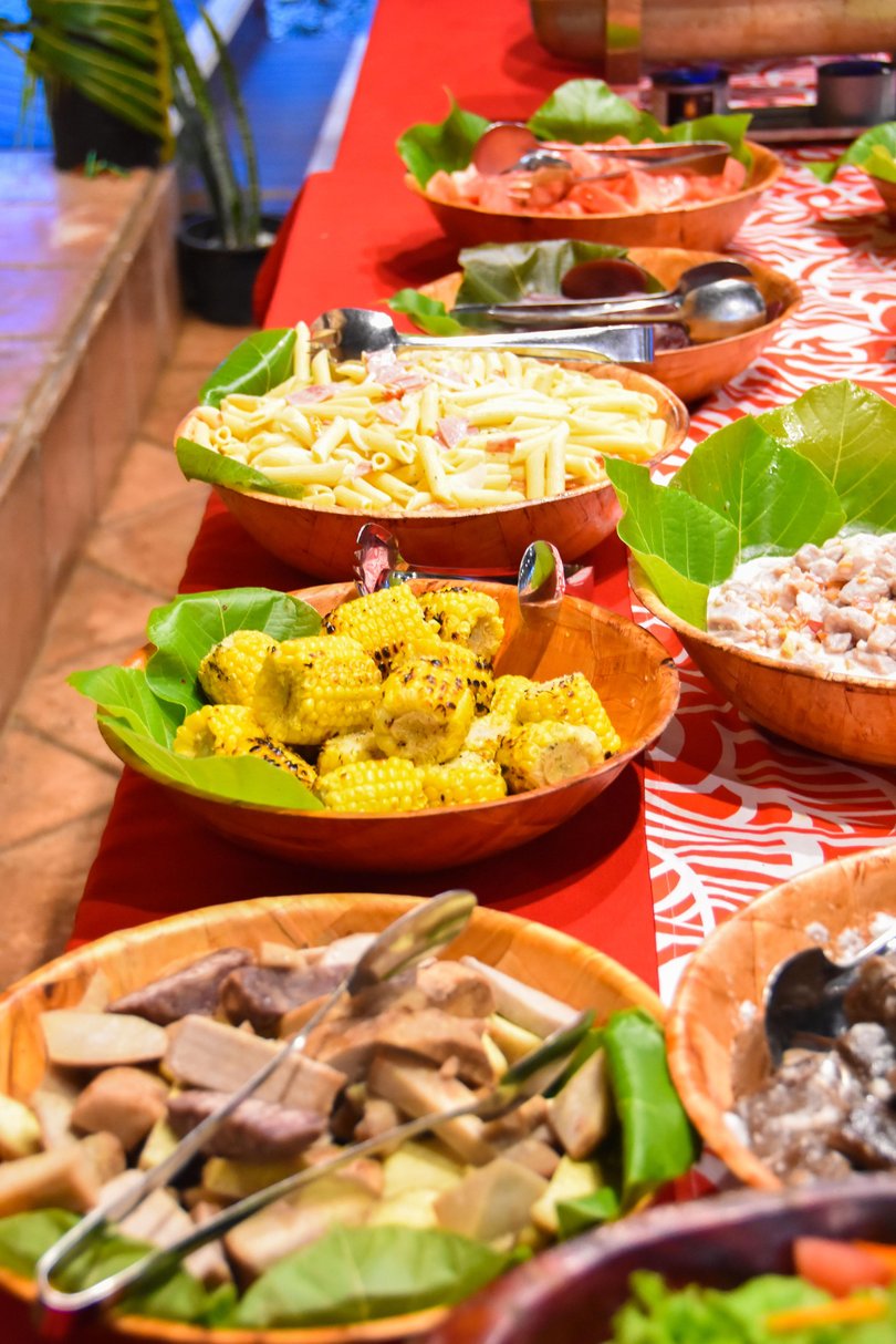Tamanu Island Night Buffet Dinner Food