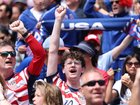 Fans of the United States show their support.