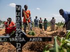 There have been at least 30 deaths at a displacement camp in north-eastern Congo. 