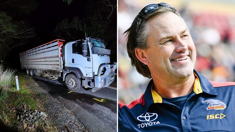 Ton Modra is on the mend after his accident in the cattle truck.