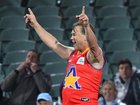Tony Modra, renowned for his spectacular marking and goal-kicking, is recovering in hospital. (David Mariuz/AAP PHOTOS)