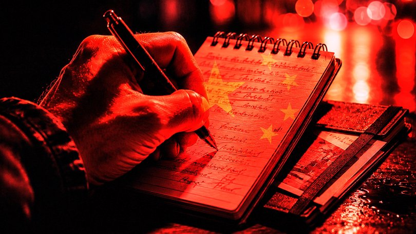 An ASIO report warns that international spies are posing as journalists in Australia.