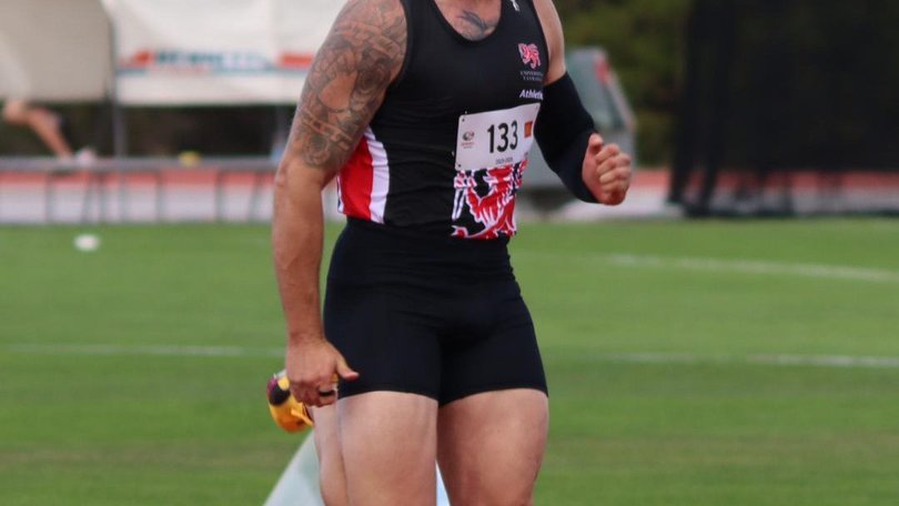 Shannon Winchester competes in para athletics nearly a decade after a motorcycle crash in Bali left him fighting for life and learning to walk again.
