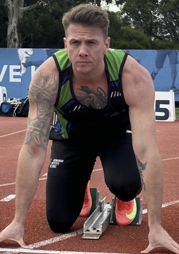 Winchester says becoming a father gave him the motivation to rebuild his life and pursue elite sport.