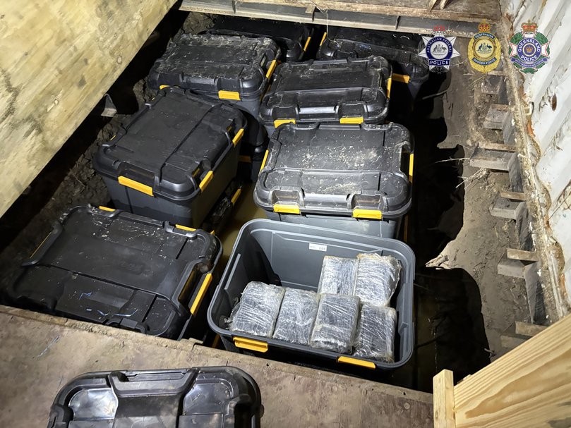 The seized cocaine has a street value of $817 million.