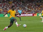 Game one goal-scorer Nestory Irankunda was overlooked to start in the World Cup clash with USA. (EPA PHOTO)