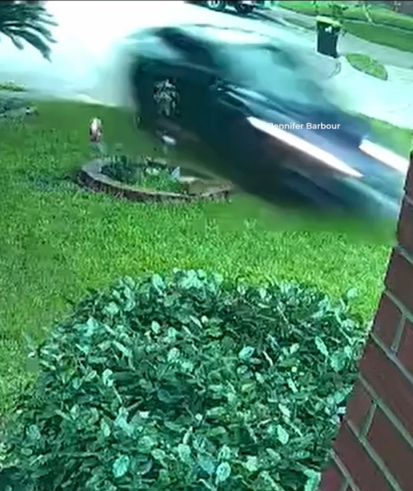Michael Butler was driving a Tesla Model 3 in Katy, Texas, on Friday evening when the car ran into a house at a “high rate of speed” and struck Martha Avila, who was inside, according to the Harris County Sheriff’s Office.