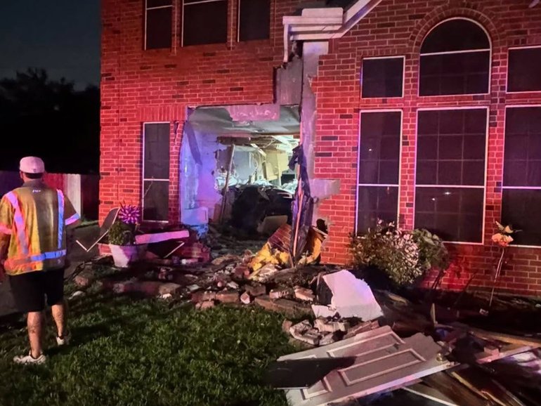 A 76-year-old woman was killed after a Tesla, which the driver said was running on “autopilot,” crashed into her home in Texas.