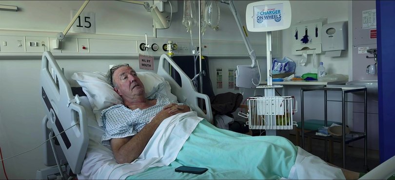 The 66-year-old finished the season in a hospital bed as he battled complications from his surgery. 